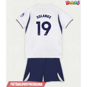 Lacne Dětský Futbalové dres Tottenham Hotspur Dominic Solanke #19 2026-27 Krátky Rukáv - Domáci (+ trenírky)